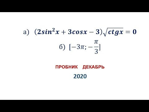 ПРОБНИК ПРОФИЛЬ 2020 (Декабрь) 13 задание (2)