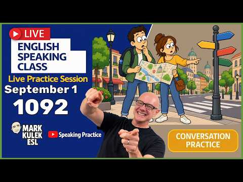 English Class with Mark Kulek ESL (Live Stream Class - 1092)