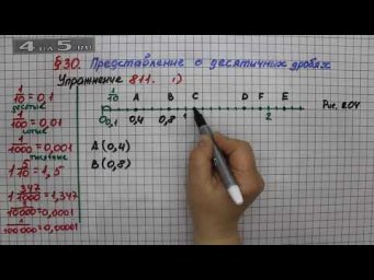 Упражнение № 811 (Вариант 1) &ndash; Математика 5 класс &ndash; Мерзляк А.Г., Полонский В.Б., Якир М.С.