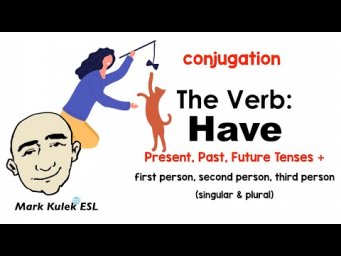 Have (verb conjugation) - 1st person, 2nd person, 3rd person  | Mark Kulek - ESL