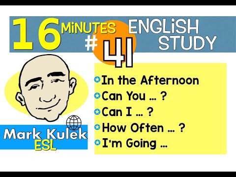 English Practice Series - can you?, daily actions, + more (#41) | Mark Kulek - ESL