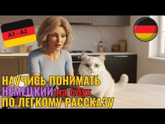 НЕМЕЦКИЙ НА СЛУХ. СМОЖЕШЬ ПОНЯТЬ РАССКАЗ НА НЕМЕЦКОМ УРОВНЯ А1-А2? ПРОВЕРЬ СЕБЯ И СВОИ ЗНАНИЯ.