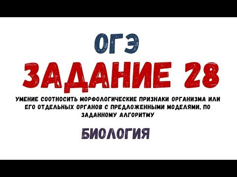 ОГЭ Биология Разбор Задания 28 Рохлов 2019 Листочки, собачки, лошадки