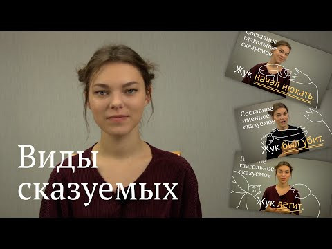 Виды сказуемых Виды сказуемых