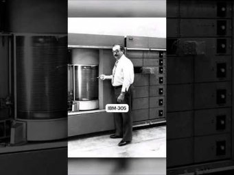 Первый жёсткий диск в истории: гигантский IBM 305 Ramak.