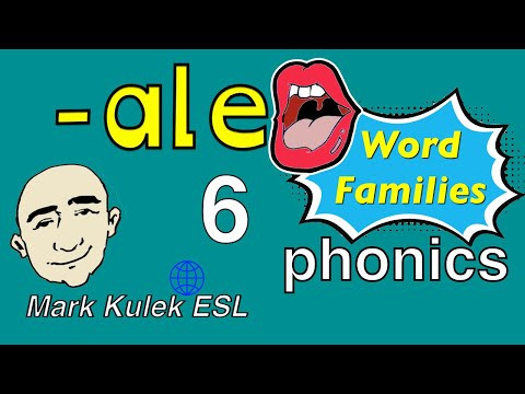 Phonics - ale (word families) #6 | Mark Kulek - ESL Phonics - ale (word families) #6 | Mark Kulek - ESL
