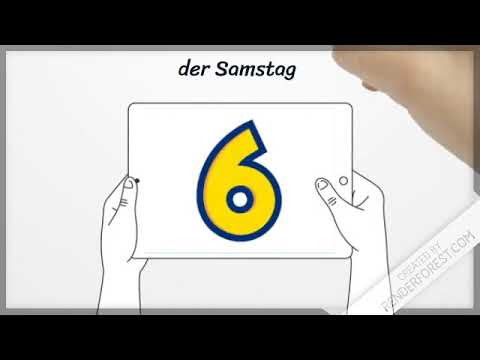 die Wochentage (дни недели)