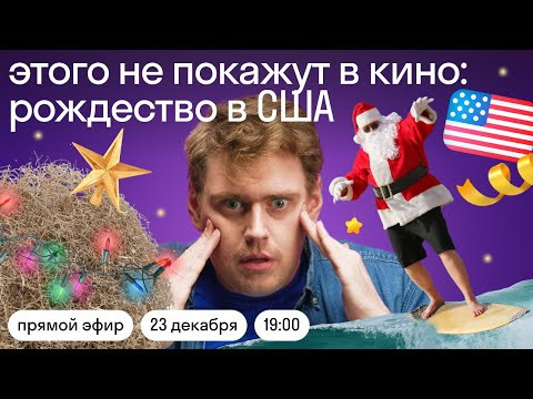 Новый год и Рождество в США. Прямой эфир с Дэни