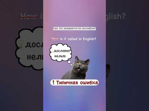ОШИБКА в английском. HOW или WHAT?