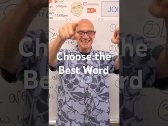 Quiz &rarr; Choose the Best Word (visited) | #MarkKulekESL #Vocabulary