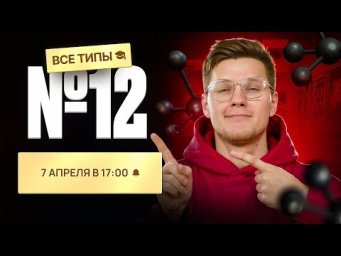 ВСЕ типы заданий №12 [28] | Органика с НУЛЯ | Степенин и Дацук