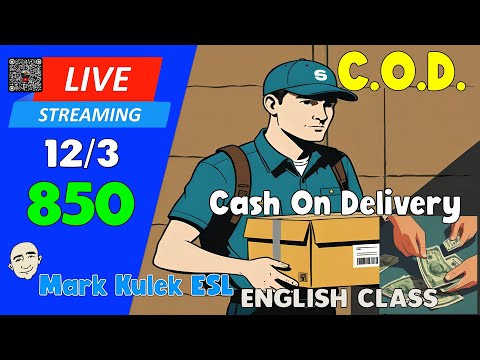 Drink + Liquid / Wear + Clothing | Live Stream English Class #850 with Mark Kulek ESL