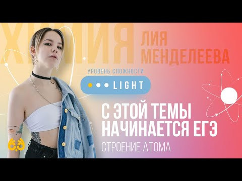 Строение атома I С чего начать подготовку к ЕГЭ по химии I Теория Строение атома I С чего начать подготовку к ЕГЭ по химии I Теория