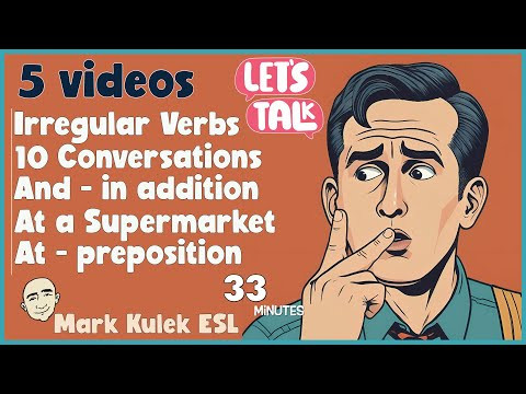33 minutes - Talk in English (conversations) with Mark Kulek ESL