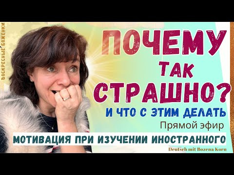 Почему нам так страшно. Частые опасения при изучении иностранного