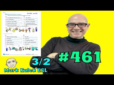 #461 10 Very Short Conversations set #2 (video & worksheet) - LiveStream Class | Mark Kulek ESL