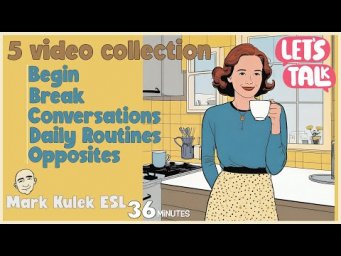 36 minutes - Talk in English (conversations) with Mark Kulek ESL