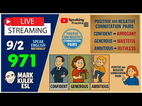 Learn English | Live Stream English Class with Mark Kulek ESL