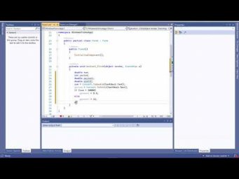Создать приложение WindowsForms за 8 минут Rec 08 26 21