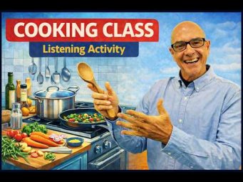 Cooking Class: Listening Activity | Learn English with Mark Kulek ESL