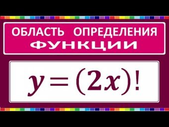 Область определения функции