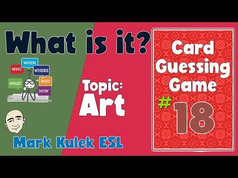 What is it? (art supplies) | Fluency Practice - Mark Kulek ESL What is it? (art supplies) | Fluency Practice - Mark Kulek ESL