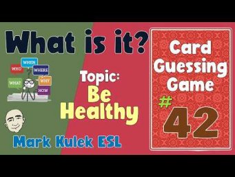 What is it? (be healthy) | Fluency Practice - Mark Kulek ESL