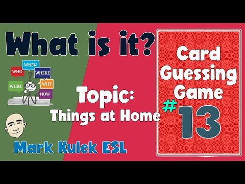 Things at Home - What is it? | English Class - Mark Kulek ESL Things at Home - What is it? | English Class - Mark Kulek ESL