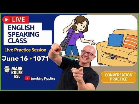 English Class with Mark Kulek ESL (Live Stream Class - 1071)