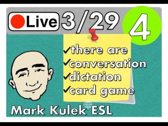 There Are + more (live English lesson) | Mark Kulek - ESL
