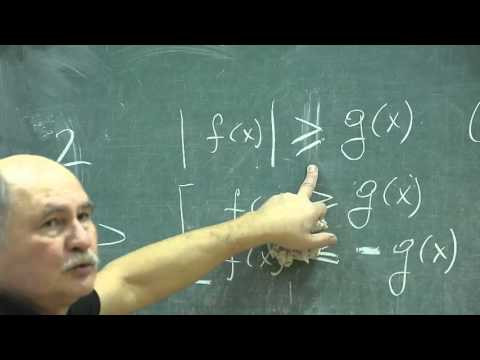 Математика. Неравенства с модулем