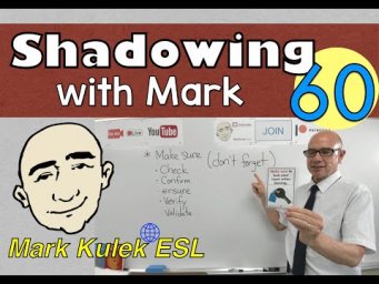 Make Sure - shadowing with Mark (spoken English ) | Mark Kulek - ESL