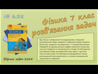 ФІЗИКА-7 | Задача № 6.38 | Графіки руху. Швидкість