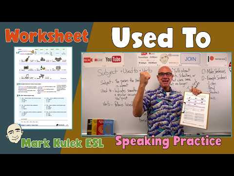 Used To - sentence writing and speaking practice