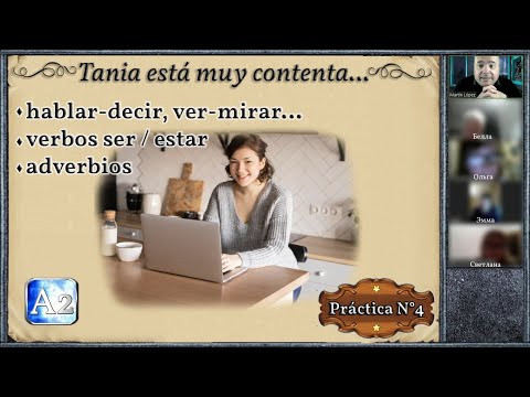 Pr&aacute;ctica N&deg; 4 (A2): "Tania est&aacute; muy contenta..."