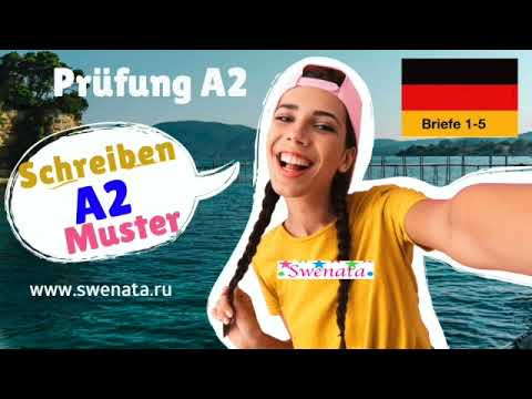 Schreiben A2 I Briefe 1-5 I Pr&uuml;fung A2 Deutsch