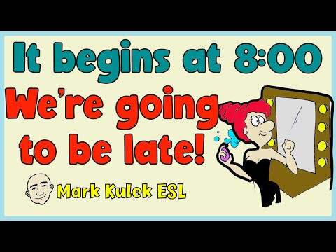 Time & Actions (English for beginners - series #28) | English speaking practice - Mark Kulek ESL Time & Actions (English for beginners - series #28) | English speaking practice - Mark Kulek ESL