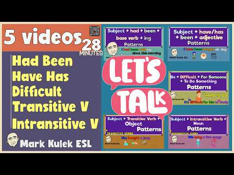 5 English Patterns / 5 Lessons in 28 Minutes - Mark Kulek ESL