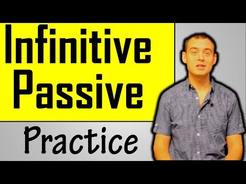 PASSIVE INFINITIVE / ИНФИНИТИВ ПАССИВНЫЙ ЗАЛОГ ПРАКТИКА (Max Heart) PASSIVE INFINITIVE / ИНФИНИТИВ ПАССИВНЫЙ ЗАЛОГ ПРАКТИКА (Max Heart)