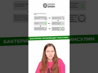 БАКТЕРИИ ПРОИЗВОДЯТ ИНСУЛИН тгк: Марина Брейн #егэ2027 #егэбиология