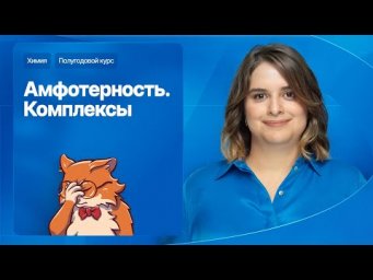 6. Амфотерность. Комплексы | Полугодовой курс | Степенин и Дацук