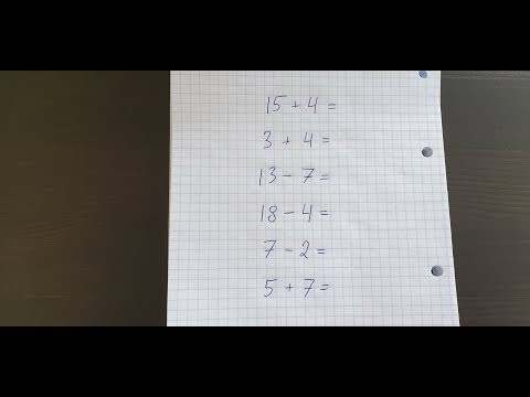 Анализ примера и выбор алгоритма решения, часть 18. Математика 1 класс.