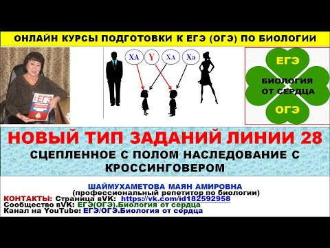 НОВЫЙ ТИП ЗАДАНИЙ ПО ГЕНЕТИКЕ. СЦЕПЛЕННОЕ С ПОЛОМ НАСЛЕДОВАНИЕ С КРОССИНГОВЕРОМ НОВЫЙ ТИП ЗАДАНИЙ ПО ГЕНЕТИКЕ. СЦЕПЛЕННОЕ С ПОЛОМ НАСЛЕДОВАНИЕ С КРОССИНГОВЕРОМ