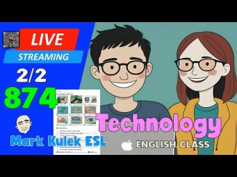 10 Useful Phrasal Verbs for Technology | Live Stream English Class #874 with Mark Kulek ESL