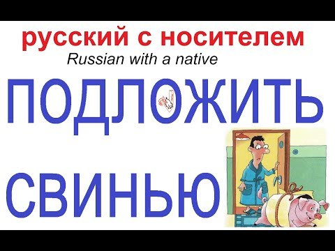 № 472 Русский разговорный: ПОДЛОЖИТЬ СВИНЬЮ № 472 Русский разговорный: ПОДЛОЖИТЬ СВИНЬЮ
