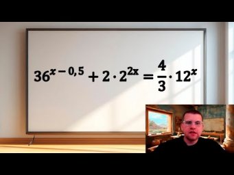 Подготовка к ЕГЭ по математике - Показательное уравнение №12