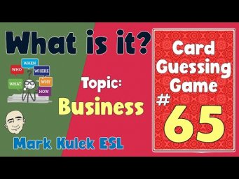 What is it? (business) | Fluency Practice - Mark Kulek ESL