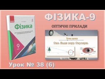 ФІЗИКА-9 | Урок 38 (6) | Око. Вади зору. Окуляри
