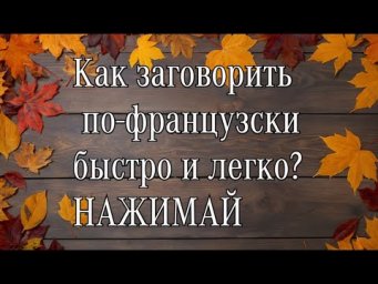 Как выучить французский язык за 1 минуту? Смотри.