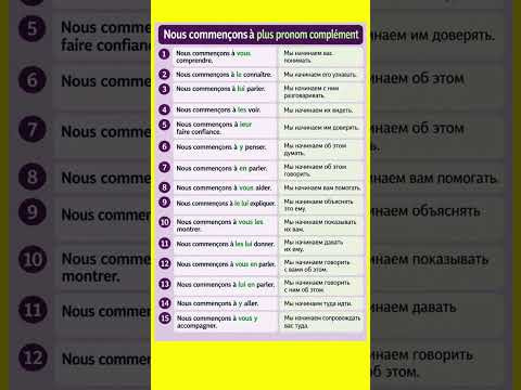 Nous commen&ccedil;ons + COD/COI/Y/EN #французскийязык #французскийпополочкам #урокифранцузского #учитьфра